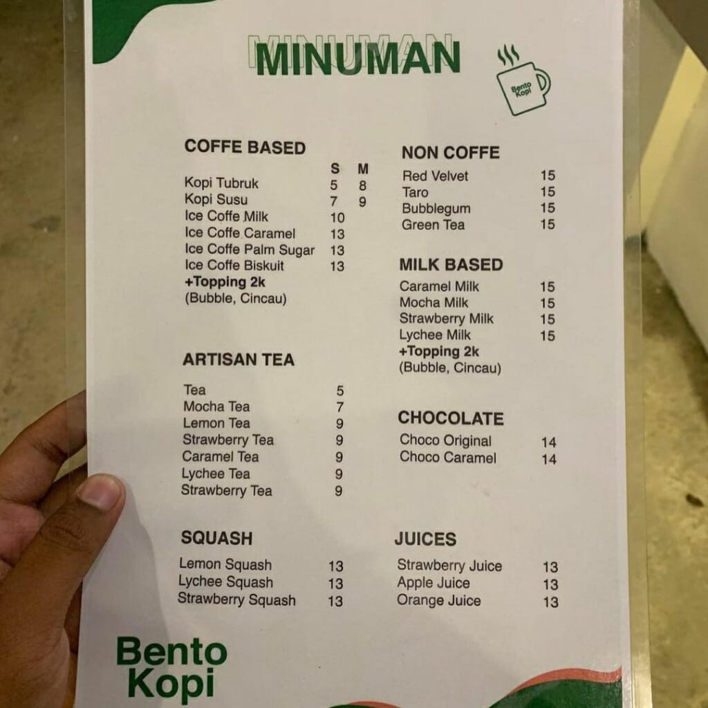 Bento Kopi Umy